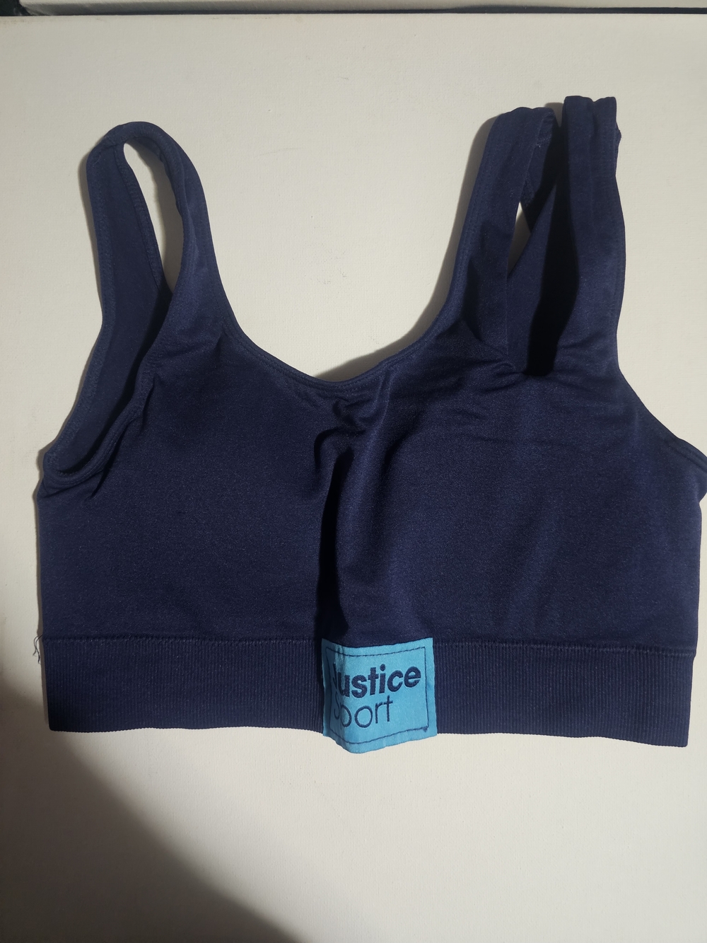 🩷 Justice Navy Blue Athletic Sports Bra
